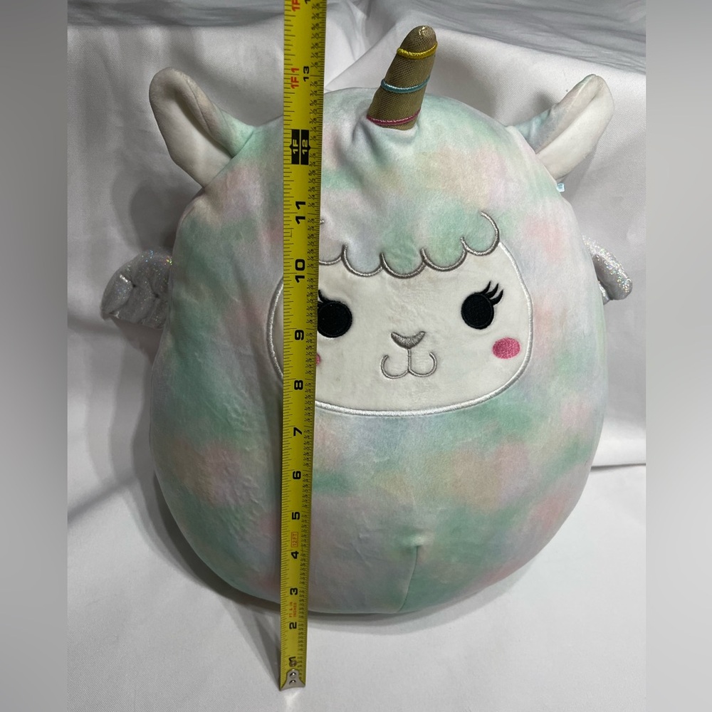 Squishmallows 12” Winona Rainbow Llama  Unicorn Pegasus Stuffed Plush Wings